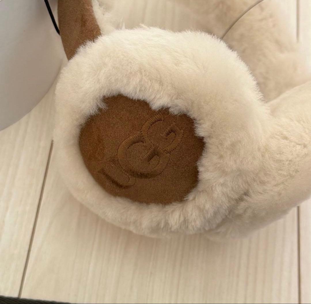 UGG シープスキン イヤーマフ ベージュ