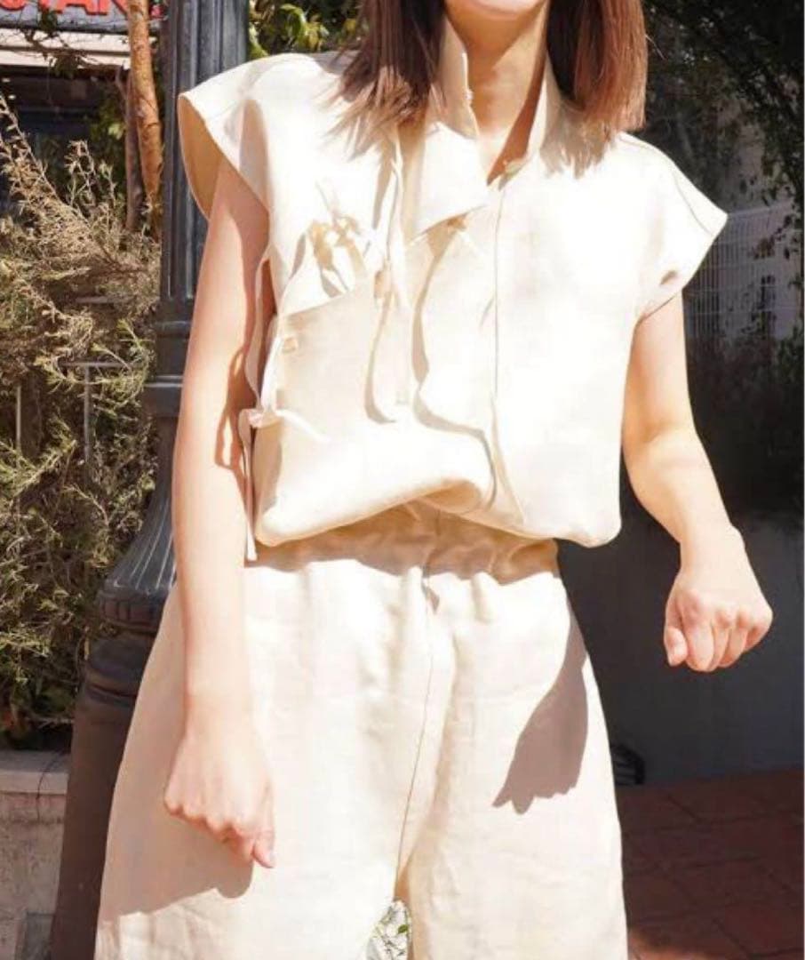 jun mikami コンビネゾン オールインワン リネン