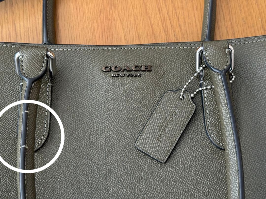 COACH ベケット トートバッグ オリーブ
