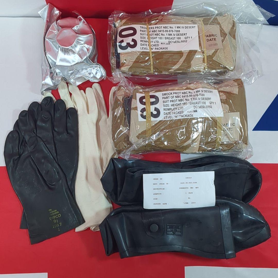 【実物珍品】 イギリス軍S10ガスマスク ＮＢＣセット一式
