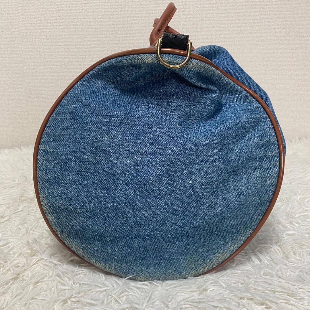 【希少】80s ビンテージエルエルビーン　デニム×レザー　ボストンバッグ