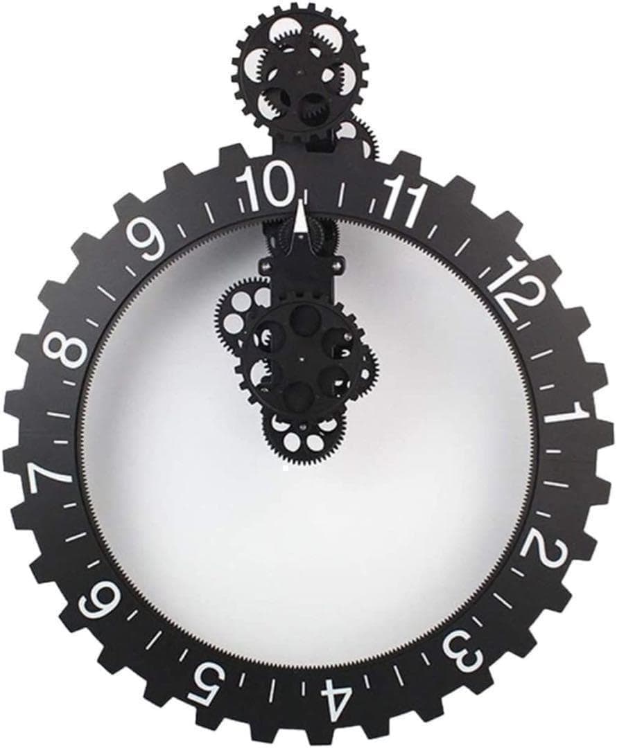 新品 壁掛け時計ムービングギア 歯車デザイン おしゃれ インテリア ビッグサイズ