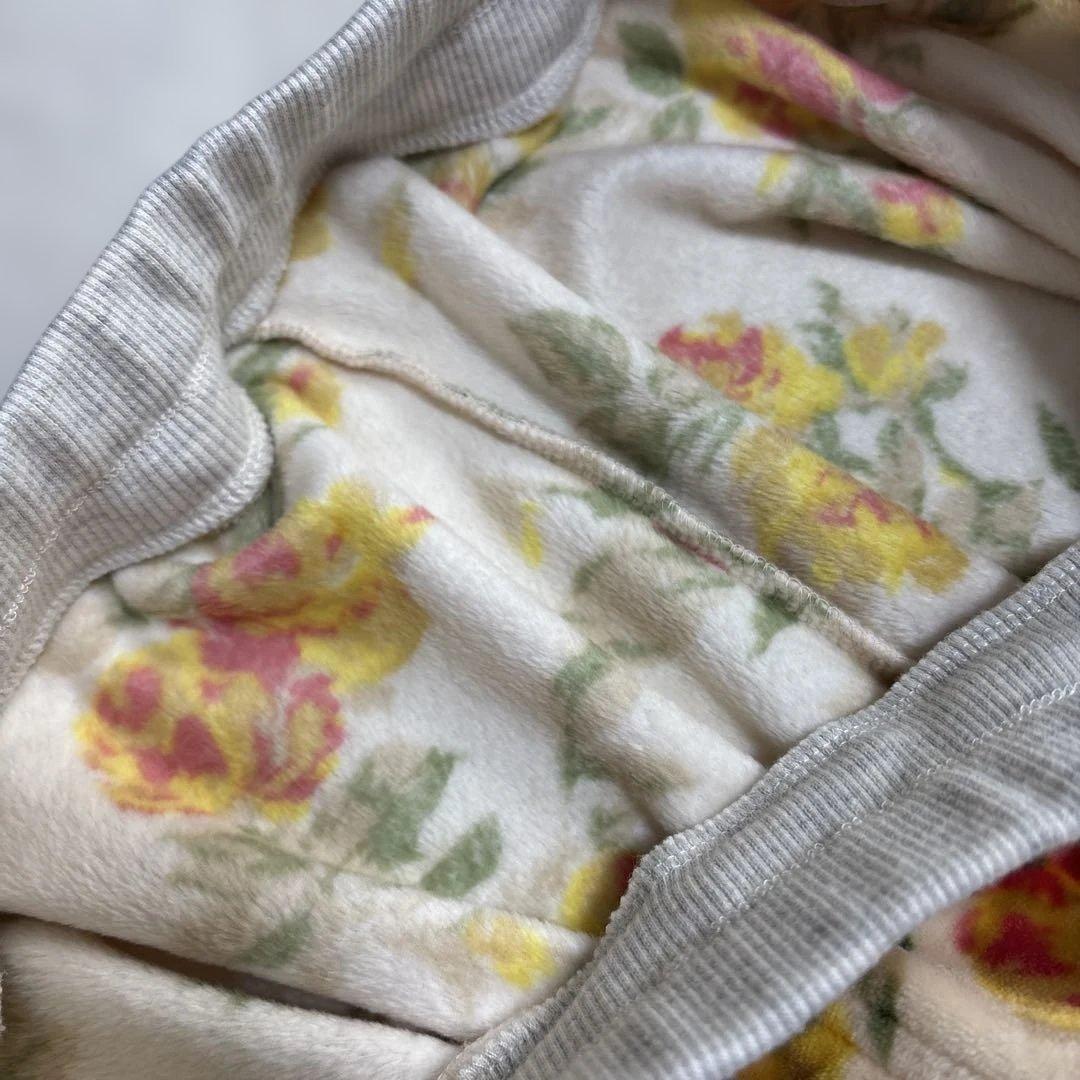 キッドブルー　パジャマ　ルームウェア　セットアップ　ストレッチ　花柄　肌触り◎