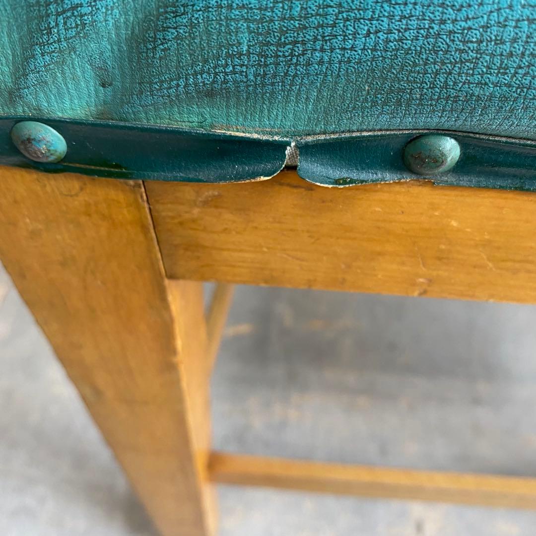 2点セット アンティーク 椅子 チェア スツール 飾り台 昭和レトロ z502