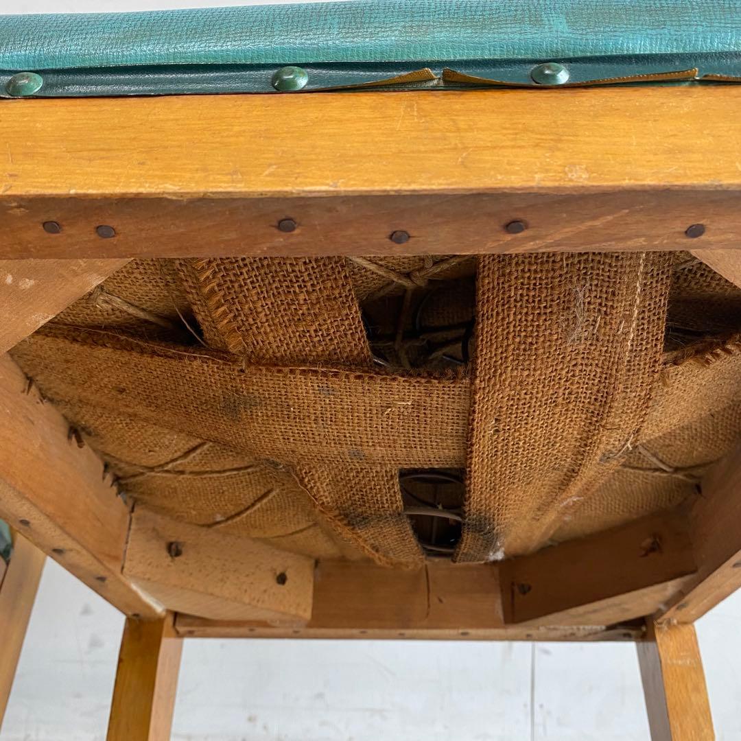 2点セット アンティーク 椅子 チェア スツール 飾り台 昭和レトロ z502