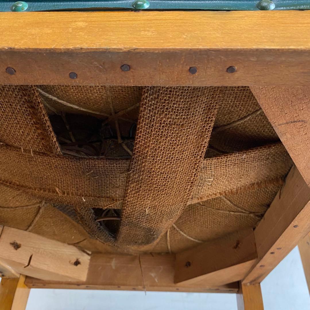 2点セット アンティーク 椅子 チェア スツール 飾り台 昭和レトロ z502