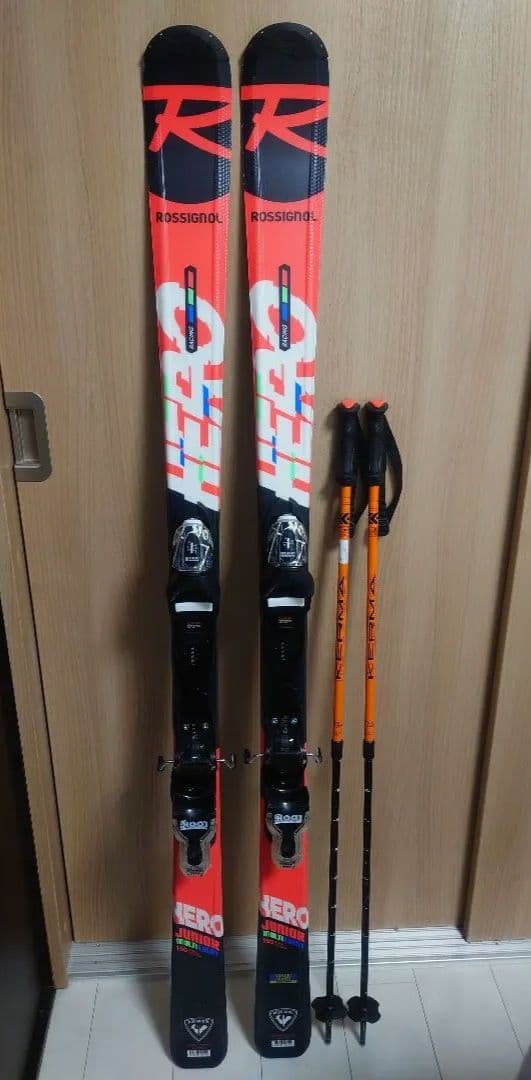 ロシニョール150cm 、ケルマ伸縮ポール〜105cm