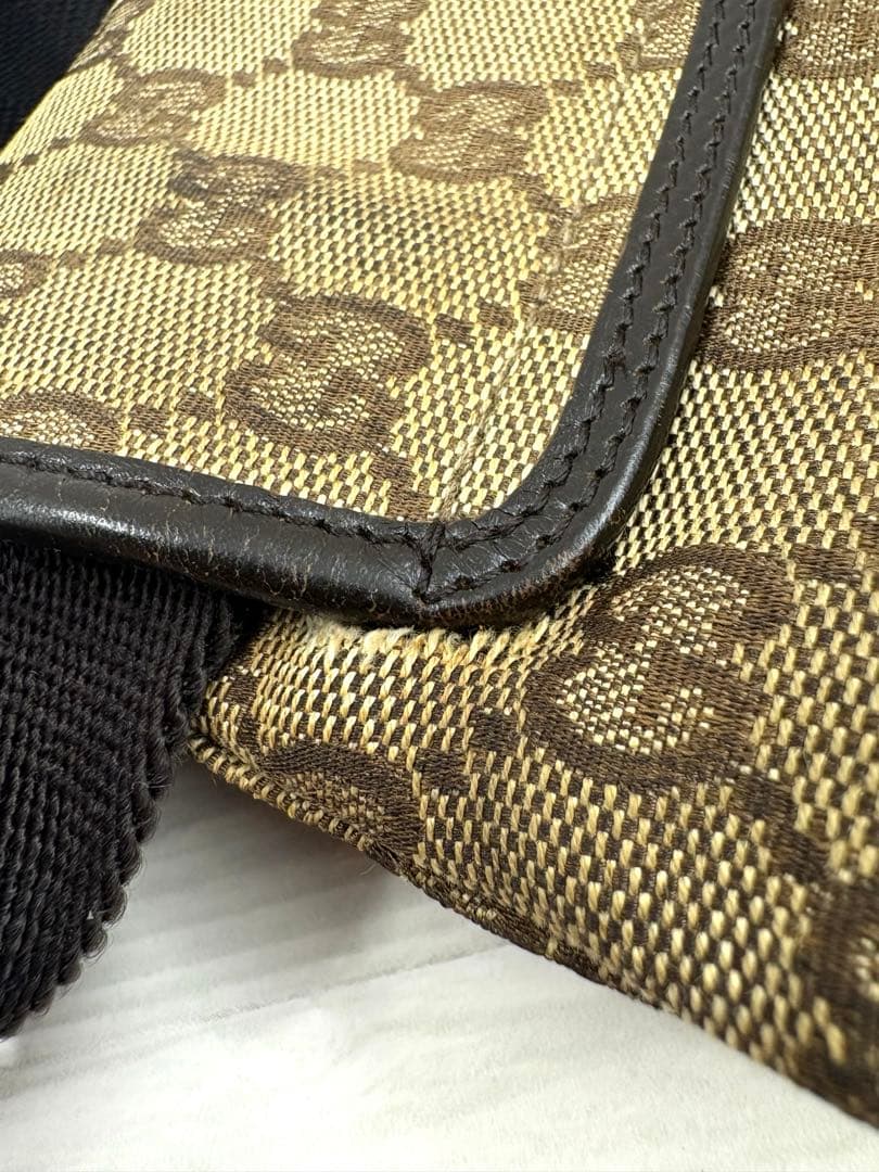 GUCCI グッチ　GGロゴ　ウエストバッグ　ショルダーバッグ　ジョッキー