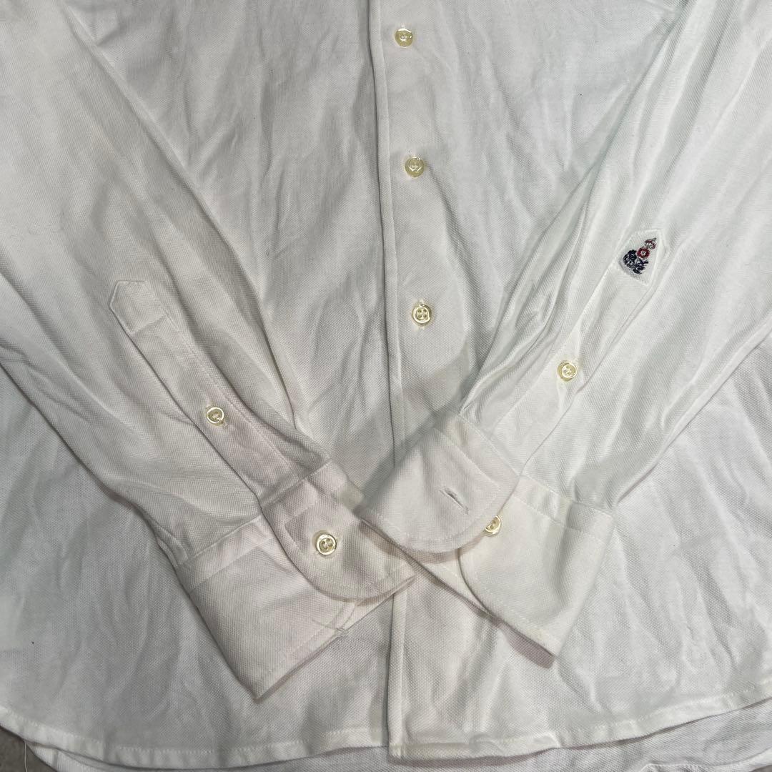 GUYROVER ギローバー カッタウェイ セミワイドカラー ホワイトイタリアL