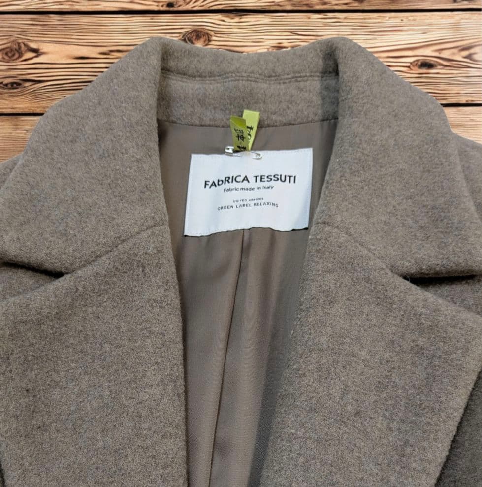 green label relaxing チェスターコート ロングコート ウール