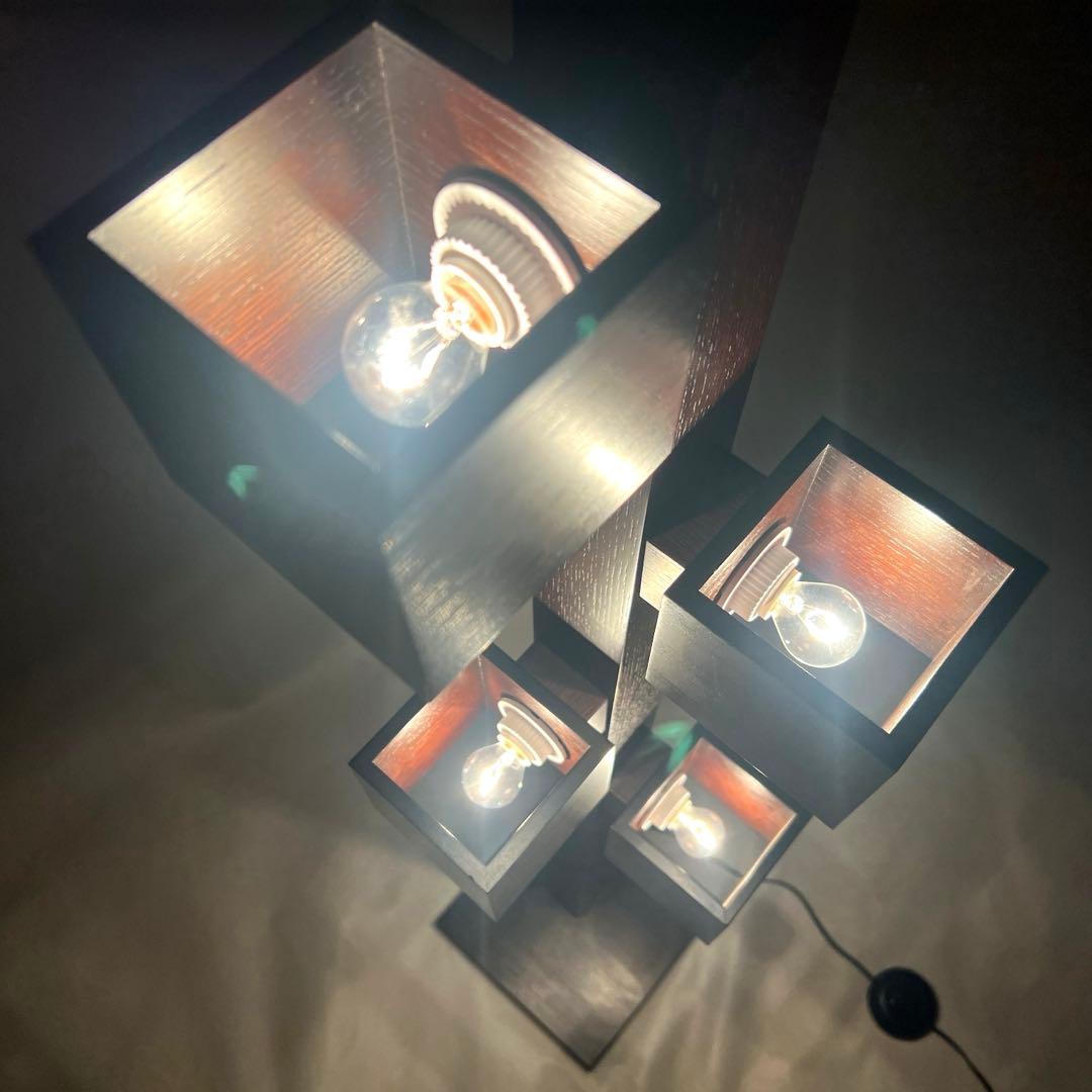 IDC大塚家具・オーク材フロアスタンド F3181LE-DB 高さ130cm