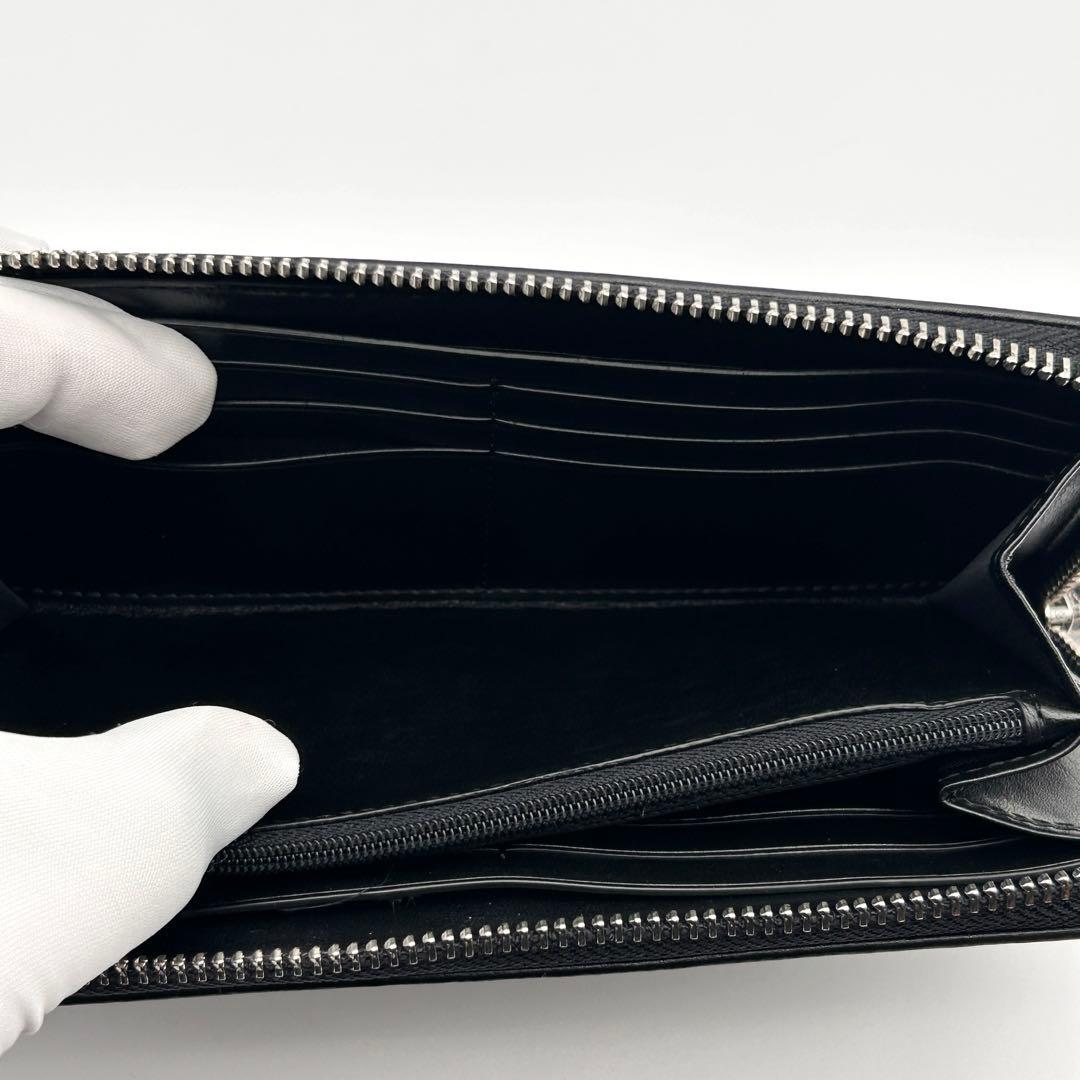 ✨極美品✨ COACH コーチ 長財布 ラウンドファスナー ブラック レザー