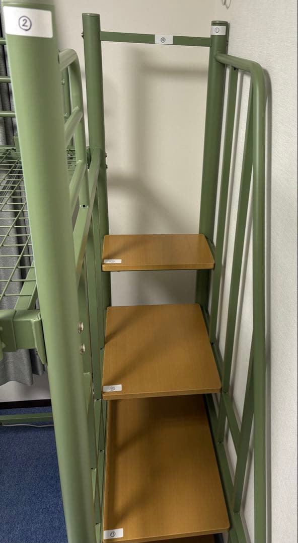 【NIKE好きぃ〜♡】　引取限定ニトリロフトベッド シングル　階段棚コンセ