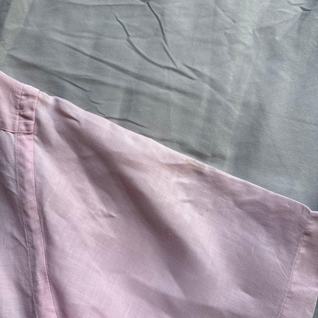 【90s】Ralph Lauren CALDWELL ピンク シルク リネン