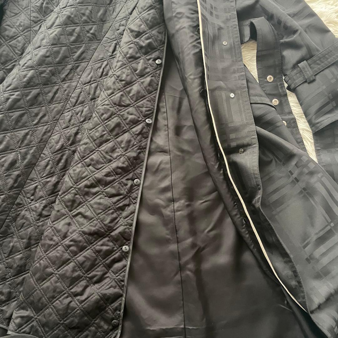 courreges ライナー　ギンガムチェック　2way トレンチ　コート