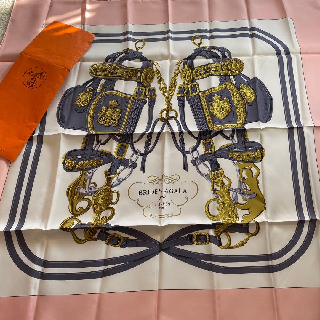 エルメススカーフ ブリッド　ドゥ　ガラ