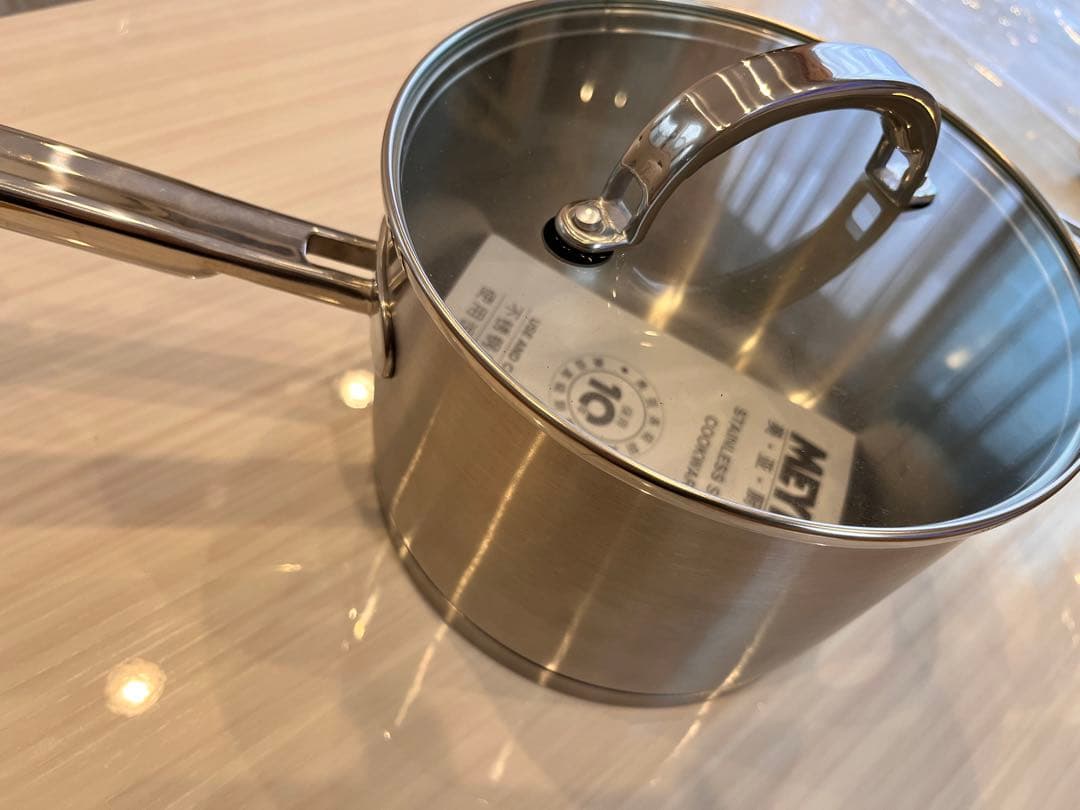 お正月セール❤️マイヤー　ステンレス片手鍋 約20cm 蓋付き