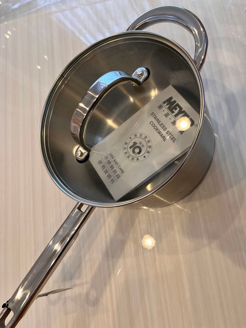 お正月セール❤️マイヤー　ステンレス片手鍋 約20cm 蓋付き