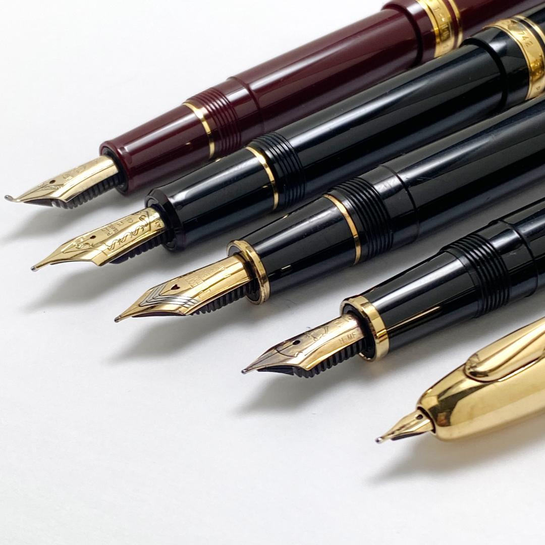 セーラー パイロット プラチナ 万年筆 14K 18K 5本セット