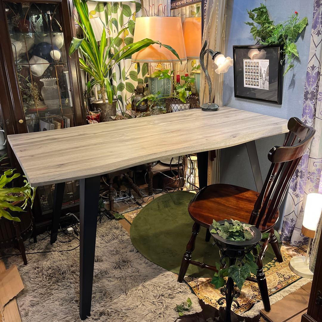 なっちゃん 　天板のみ　インダストリアル系　一枚板風　ダイニングテーブル