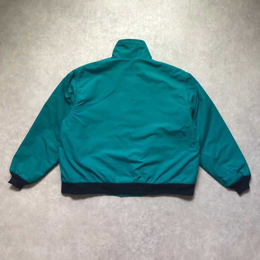 90sL.L.BeanウォームアップジャケットフリースナイロンジャケットUSA製