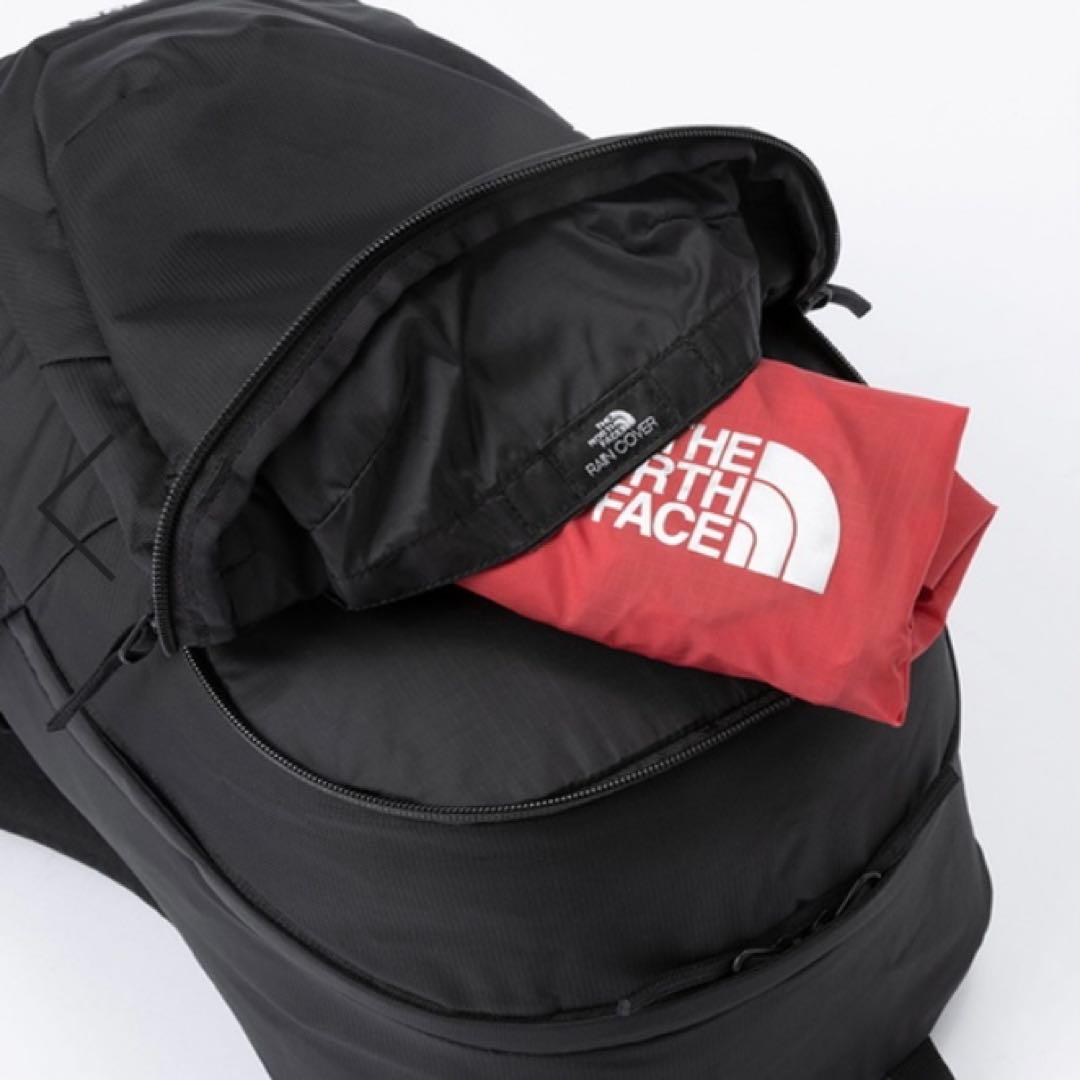 新品タグ付【テルス　黒　20L】 ザノースフェイス　リュック　レインカバー付