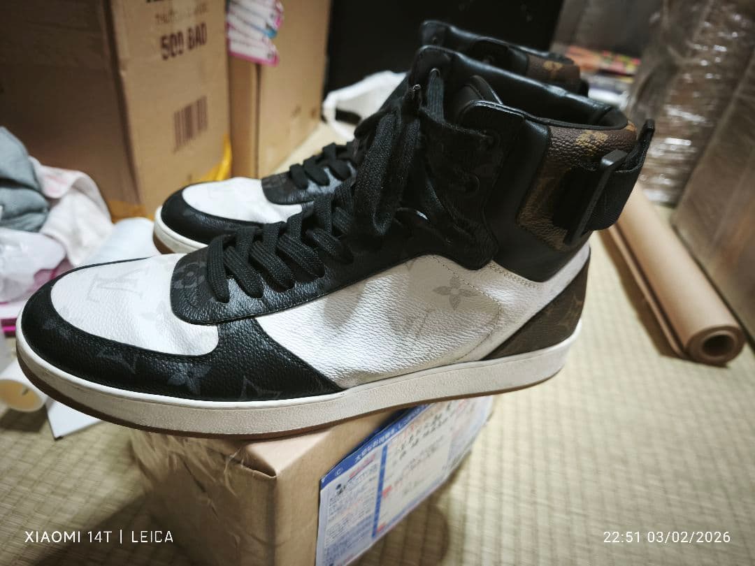 LOUIS VUITTON/ルイ・モノグラム ハイカットスニーカー/7 26cm