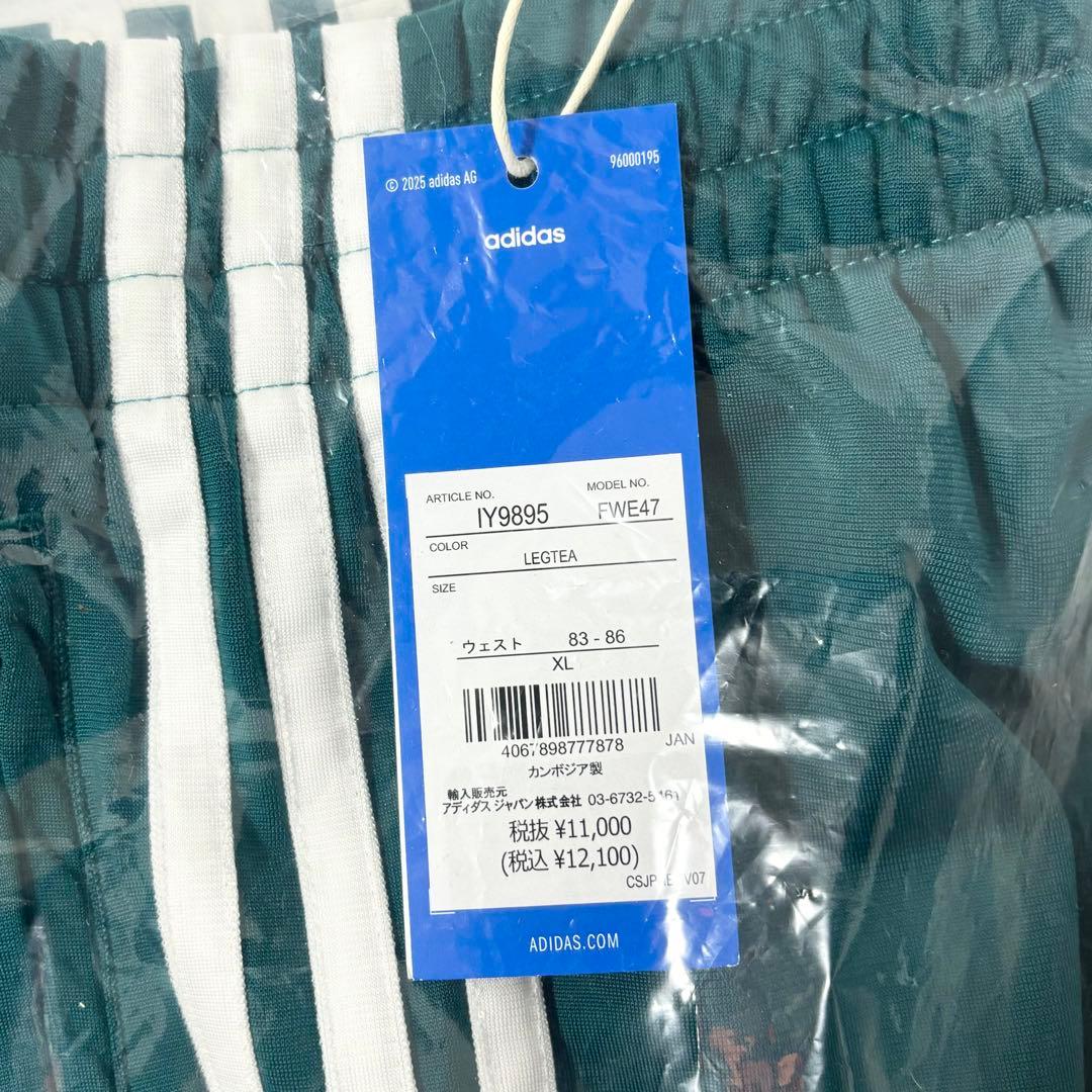 新品 アディダス ファイヤーバード トラックパンツ レガシーティール XL