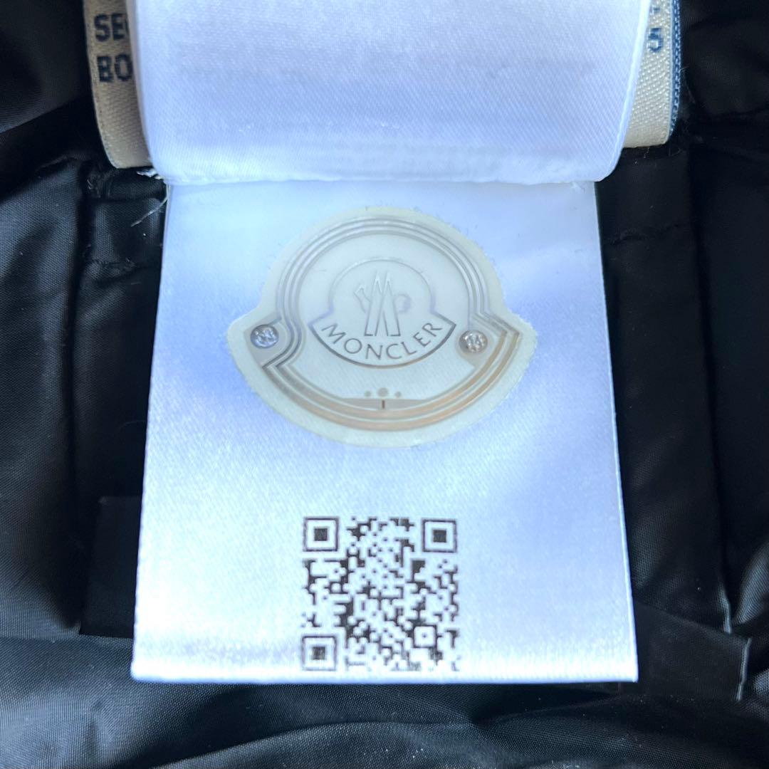 中古良品 モンクレール NESEA ネセア 1 QRコード鑑定済 ブラック 黒