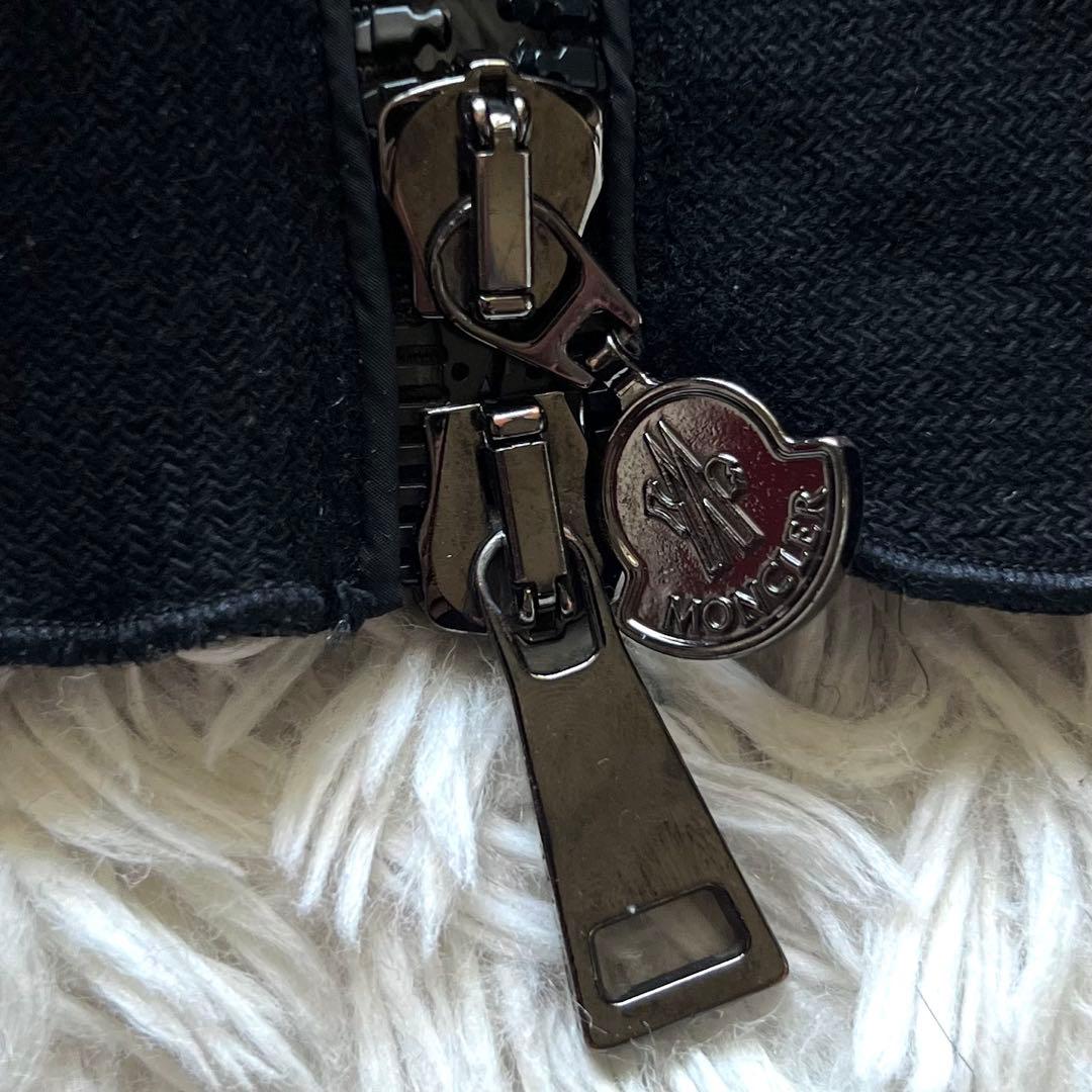 中古良品 モンクレール NESEA ネセア 1 QRコード鑑定済 ブラック 黒