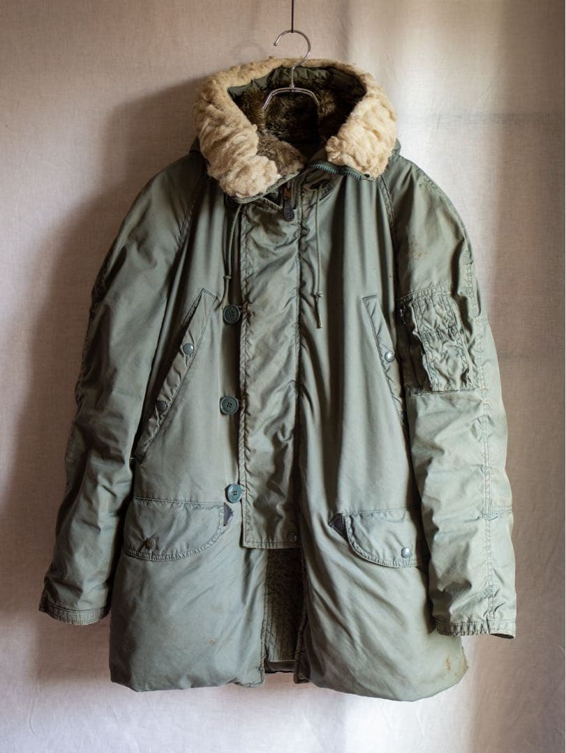 ジャケット・アウター 1980s us airforce n-3b flight jacket n3b