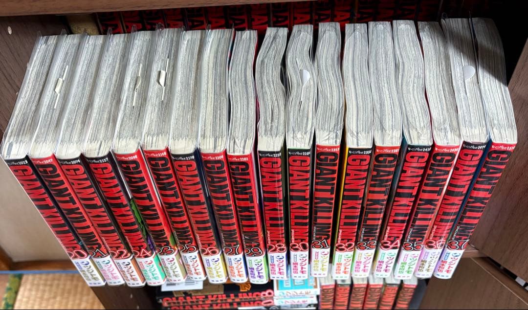 美品 未読◾️GIANT KILLING 1〜68巻セット★全初版・帯・シール付き