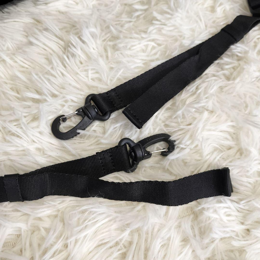 アニエスベー ロゴ ペアレンツバッグ マザーズバッグ 2way リュックブラック