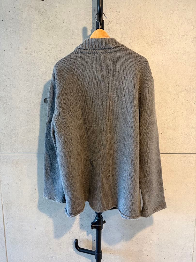 OUR LEGACY グレー ニット カーディガン