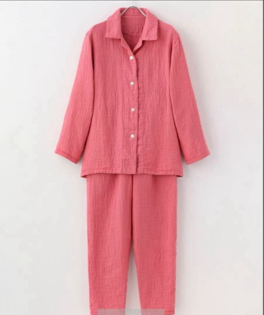 マシュマロワッフルガーゼ ライトベーシックレディスパジャマ　Sサイズ