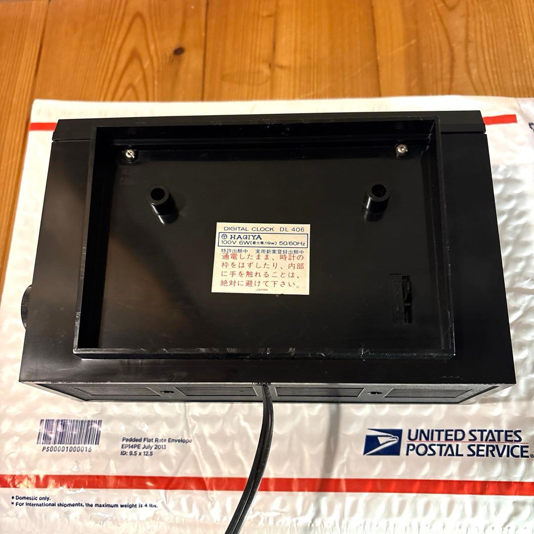 70年代　セイコ　DL406 パタパタ時計　デジタルクロック　スペースエイジ