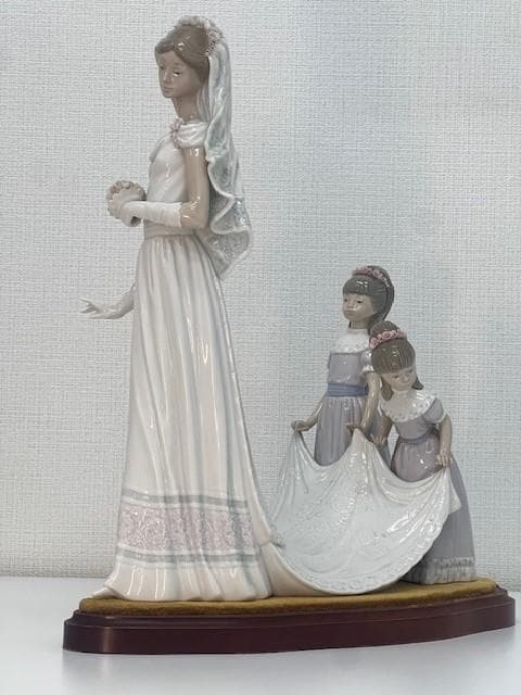 お値下げ《美品》LLADRO リヤドロ 置物 花嫁がやってくる 結婚式ブライダル