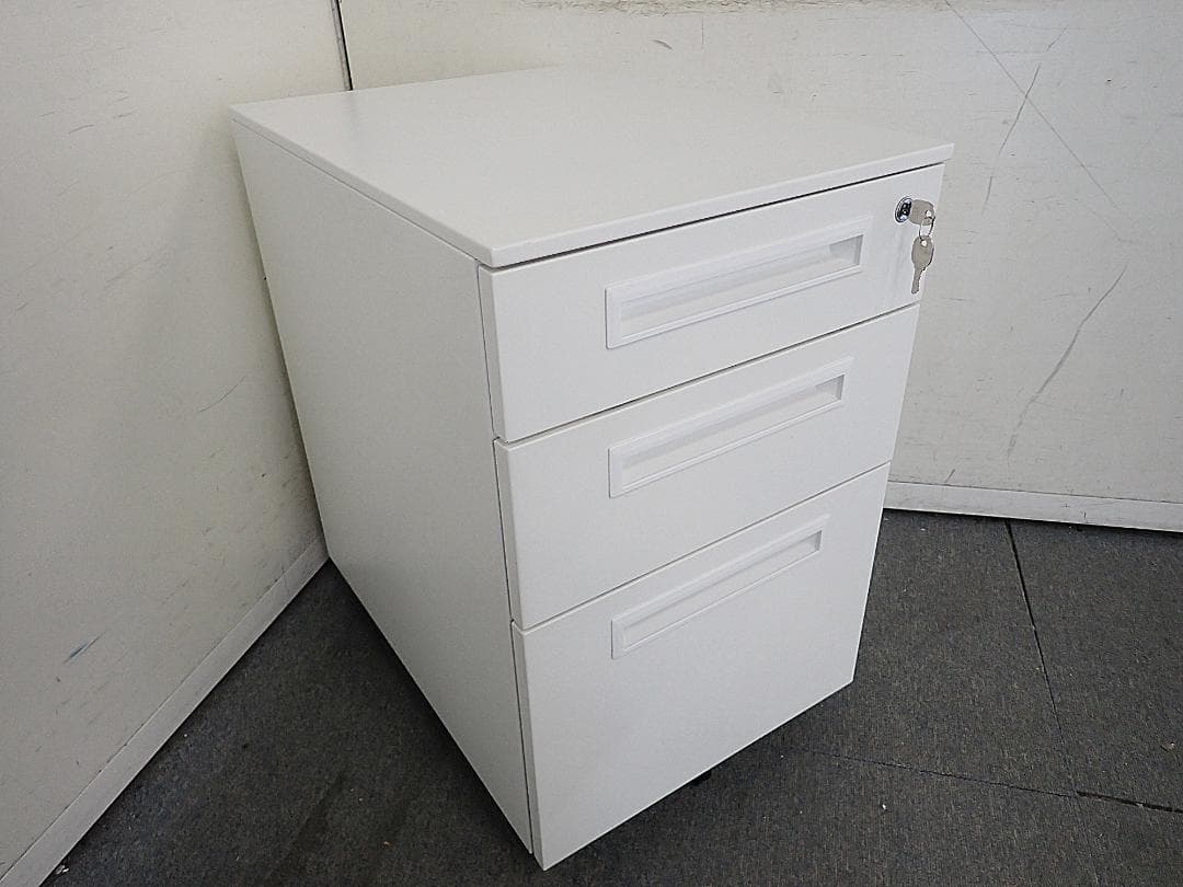 井上金庫　3段ワゴン　17-0640