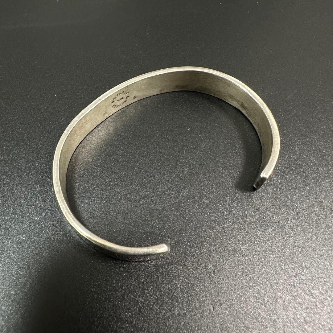 Navajo Bruce Morgan ライン バングル 14K 10mm幅