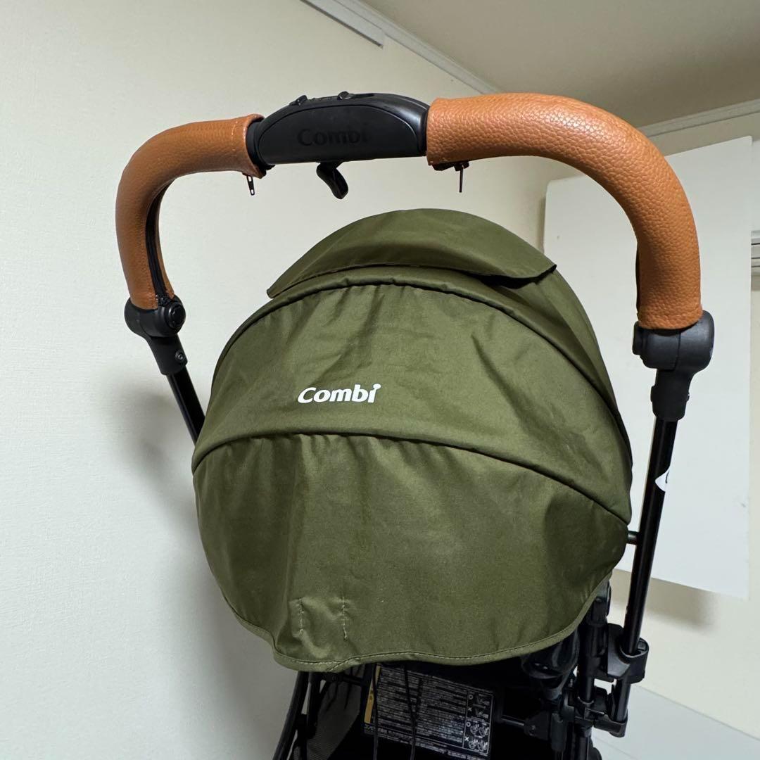 Combiコンビ スゴカル ベビーカー フォレストカーキ 新生児 エッグショック