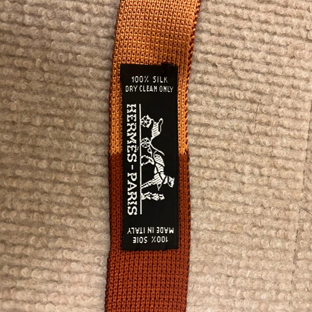 HERMES エルメス　ネクタイ　ニットタイ　 4way Hロゴ　その2
