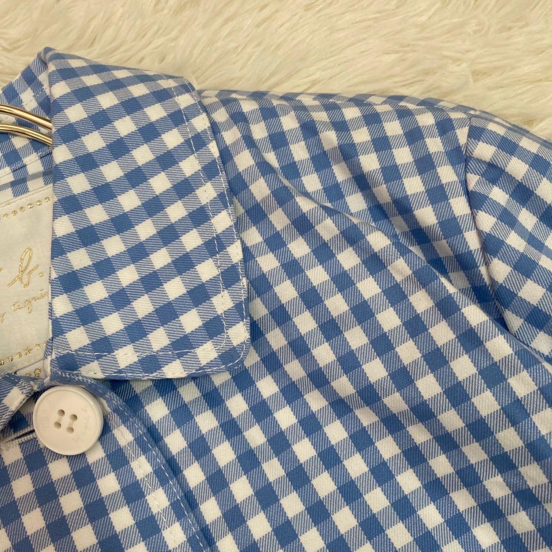 To b. by agnes b. スプリングコート ライトブルー 38