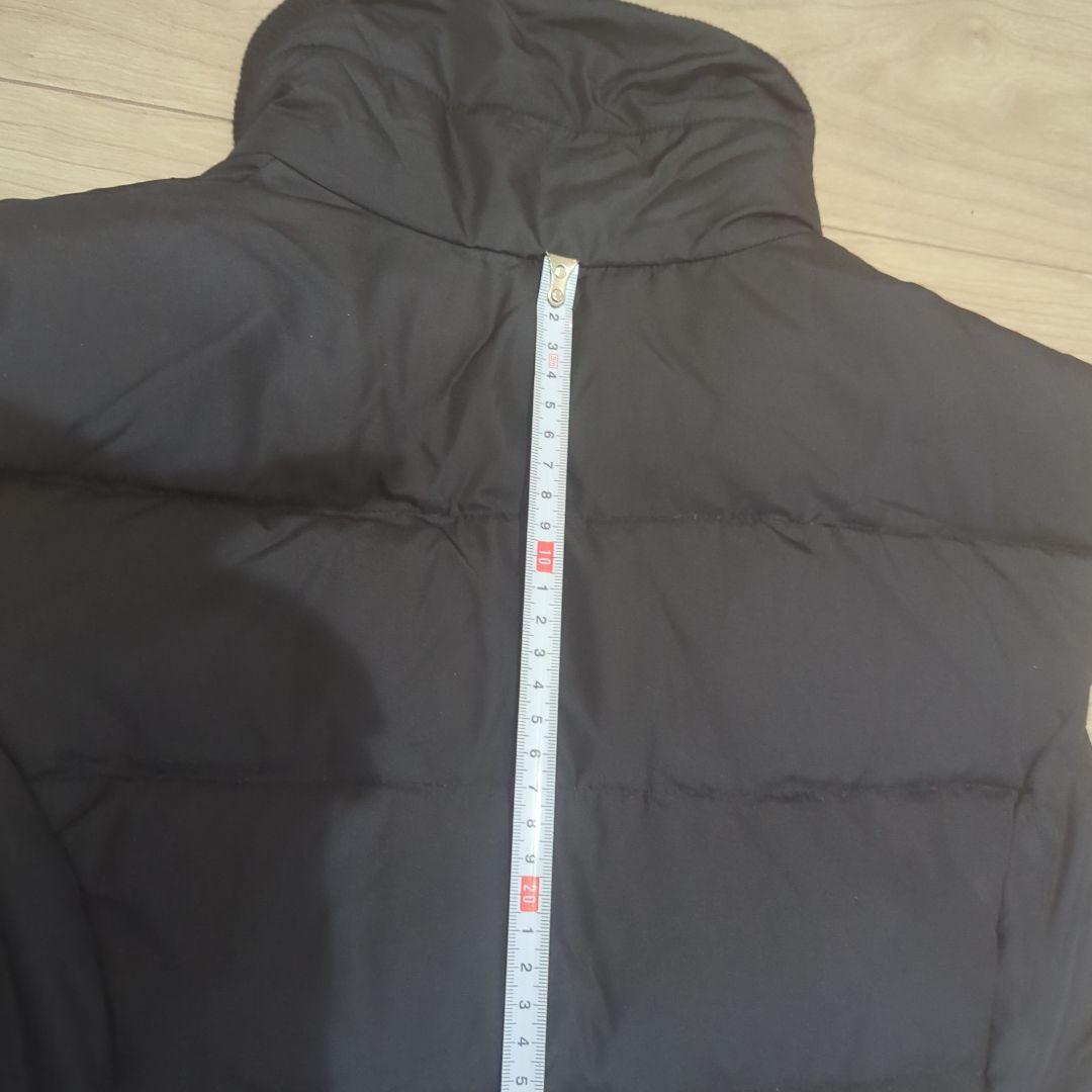 PICONE ブラック ノースリーブダウンベスト