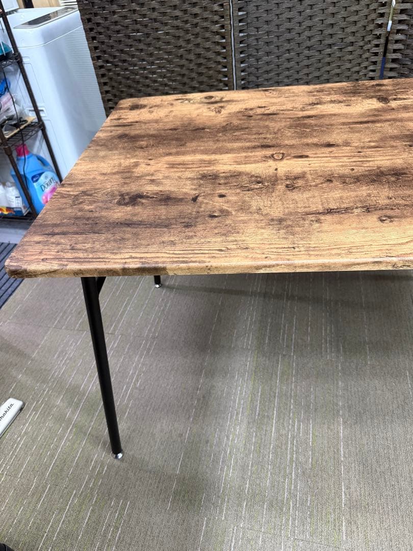 【超美品】【完成品】不二貿易　ダイニングテーブル　ナビア　12075 51810