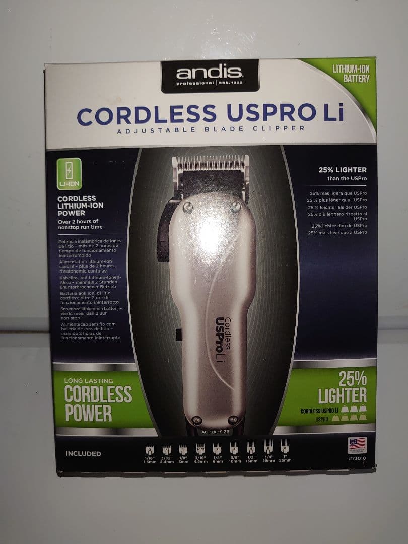 andis アンディス コードレスクリッパー USプロ Li 73010