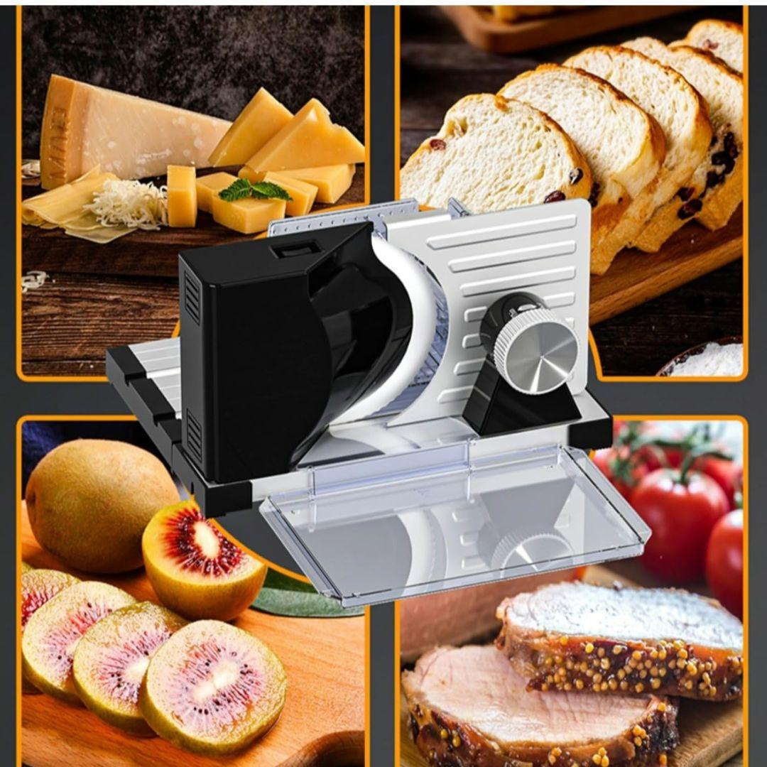 ミートスライサー フードスライサー 厚さ1-18mm お手入れ簡単 コンパクト