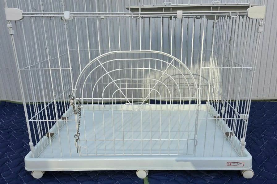 直接引き取り限定アイリスオーヤマ PEC-903 ホワイトキャットケージ 3段