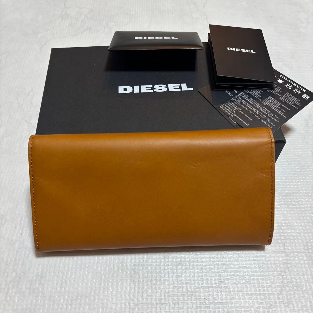 DIESEL 長財布 レザー モヒカン