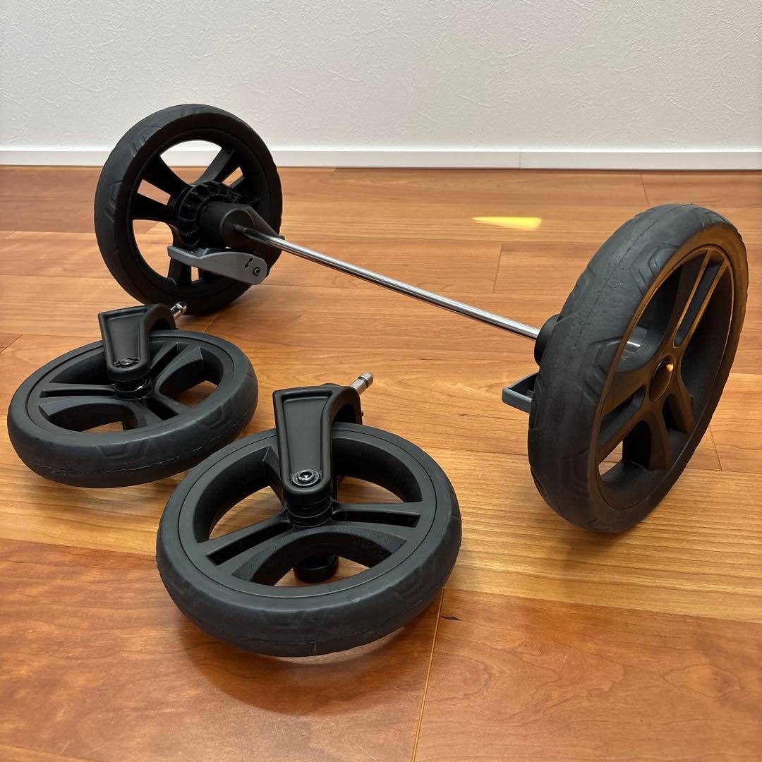 美品3回使用/二人乗りベビーカー カトージ 二人でゴーDX 専用レインカバー付き