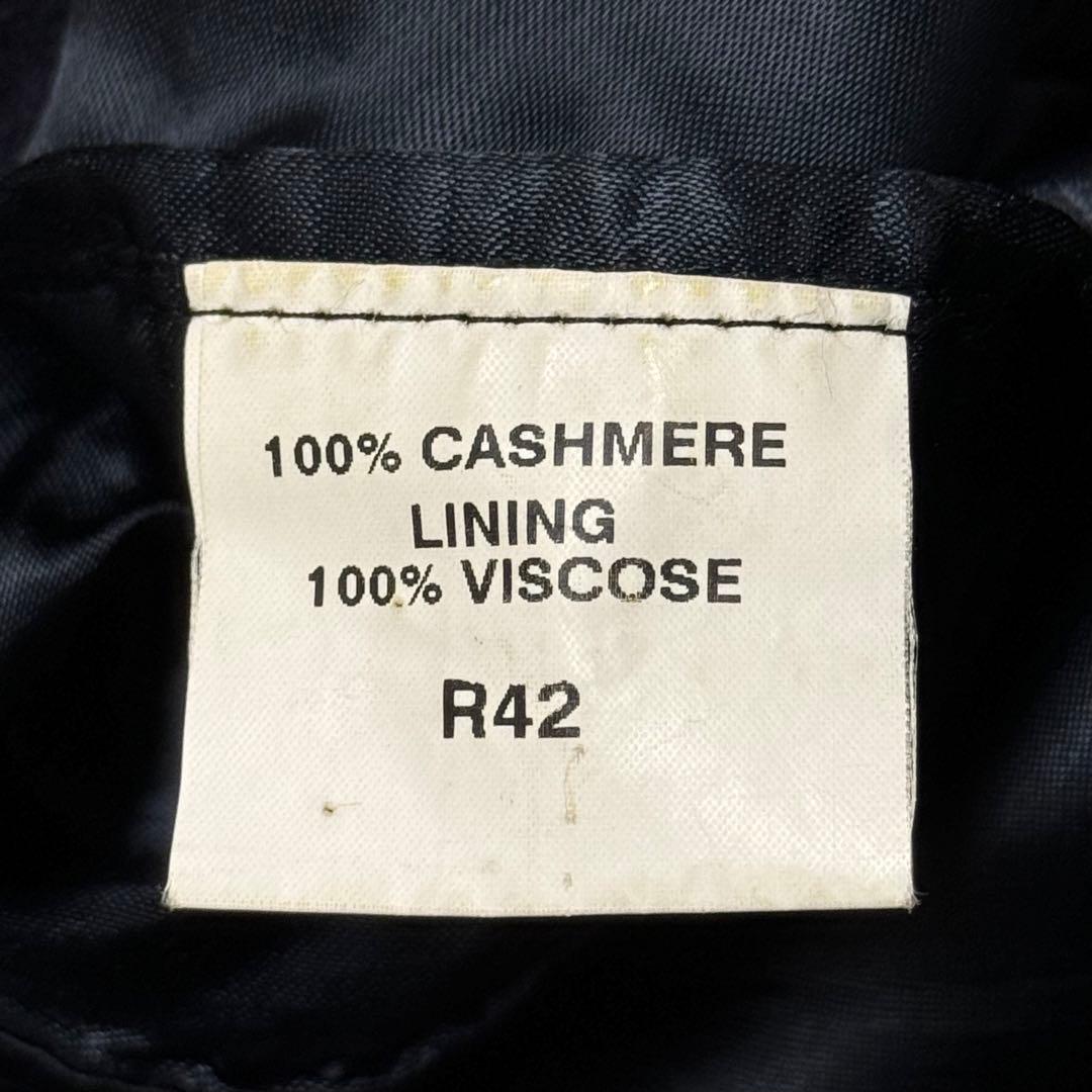 【英国製】Burberry バーバリー カシミヤ100% 比翼 チェスターコート